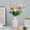 Nubes de Flores Artificiales 3 Horquillas Exquisito Platycodon Grandiflorum Estilo Europeo de Alta Gama Decoración de Bodas Hoteles Accesorios de Fotografía Flores Falsas