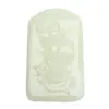 Ventas Directas de Fábrica colgante de columna de dragón de jade natural de Afganistán colgante de dragón de jade verde y blanco de Xinjiang al por mayor Marca de jade de jade antiguo