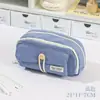 Estojo estilo japonês com capacidade extra grande, bolsa para material escolar para alunos do ensino fundamental, estojo simples estilo ins para alunos do ensino médio