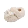 Chanclas de Alto Valor para Mujer 2026 Otoño/Invierno Nuevo Estilo Moda Versátil Más Terciopelo Fondo Plano Suela Suave Antideslizantes Pantuflas para Mujer