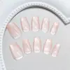 Armadura Prefabricada Hielo Transparente Polvo Desnudo Ojo de Gato Luna Gato Dulce Chica Estilo Ins Europeo y Americano Piezas de Manicura Desmontables 30 Piezas