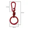 1 Juego de Llaveros de Aleación, Anillos para Llaves, Clips de Resorte, Ganchos para Bolsos DIY, Accesorios para Llaveros, Kit de Materiales, 8 Colores Disponibles