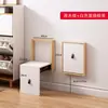 Banqueta Dobrável de Parede para Trocar Sapatos, Banqueta Dobrável para Guardar Sapatos, Banqueta Invisível para Sentar na Entrada, Cadeira Dobrável, Cadeira de Entrada Montada na Parede