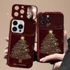 Cuerda para Colgar Árbol de Navidad Adecuada para Apple 16Pm Funda de Teléfono para Ventana Grande iPhone 18 Silicona 17 Nuevo Modelo para Mujer 15 Anti-Caída