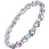 Pulsera Magnética de Aleación Ecológica Ajustable Gauss Full-Magnética con Pedrería en Forma de Corazón, Superventas Transfronteriza de Amazon para Mujer en Stock