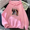 Moletons Estéticos da Banda One Direction para Homens e Mulheres, Moletons com Ombro Caído, Roupas Punk da Moda Sudaderas