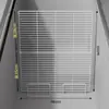Refrigerador de estilo rejilla para supermercado con compartimentos de congelación y almacenamiento en capas de un solo lado, partición de congelador comercial