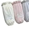 Fundas para Mangas de Chaqueta de Plumas para Mujer, Otoño e Invierno Oficina Estudiante Trabajo Antimanchas Puños Protectores de Manga, Terciopelo de Bebé Engrosado