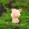 Micro paisaje creativo caricatura lindo cerdo de amor animal muñeco decoración accesorios coche escritorio adornos pequeños