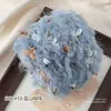Fio de mohair misturado à mão com textura de pelo, fio especial para bolsas DIY, cor de doce, macio para chapéus feitos à mão, fio para suéter de crochê