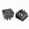 Certificação de Segurança CQC Kcd9 Vermelho Quadrado Grande Seis Pinos Interruptor Alavanca Impresso Oi 6 Pinos Duas Velocidades Tipo Barco