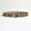 Exportação Europeia e Americana Nova Cor Animal Estampa Leopardo Estilo Ins Olho de Estrela Estilo Punk Casual Estilo Coreano Cinto para Mulheres