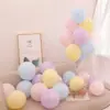 Globos de Látex Escena Decorativa, Globos Serie Color Macarrón, Varios Globos Gruesos de Colores para Decoraciones de Fiesta de Cumpleaños y Bodas