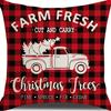 Nueva Funda de Almohada con Estampado Navideño Papá Noel Decoración para Sala de Estar en Amazon Funda de Almohada Navideña para el Hogar