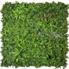 Parede de plantas artificiais, parede de gramado de plantas simuladas para decoração, parede de flores de fundo para varanda interna, grama artificial de plástico para vitrines