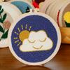 Bordado Poke Ruso Principiantes Empezando con Manualidades DIY Paquete de Materiales para Mostrar Poke Lana Poke Bordado Ledun Bordado Frotado