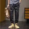 Pantalones de trabajo estilo americano, corte holgado para hombre, pierna recta, nueva colección 2026, pantalones largos retro, pantalones casuales multibolso para hombre, estilo primavera/otoño