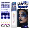 Halloween Transfronteiriço Glitter Pó de Glitter Gel Decoração com Lantejoulas Adesivos de Diamante Faciais Flocos de Glitter Coloridos Vestido de Festa