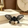 Pinza para el pelo única y hermosa de flor de cachorro y cocodrilo, pasador grande para la parte trasera de la cabeza, pinza de garra grande para el pelo, accesorio para el pelo de pinza de tiburón