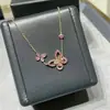 Colar de Franjas Multicamadas Floral V-Gold Mais Vendido com Brilho Total de Diamante, Colar Versátil de Alta Qualidade Graff