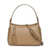 Nova Bolsa Feminina de Couro Genuíno, Bolsa de Ombro Axilar Fashion de Alto Nível, Bolsa Transversal de Mão Simples e Versátil de Grande Capacidade