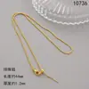 Accesorios Antiguos Vietnamitas de Oro de Arena Alta Retención de Color Cuentas Espaciadoras Colgante de Zirconio Incrustado de Durazno Cadena de Extensión para Pulsera y Collar Joyería DIY