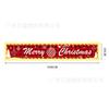 Banner de Feliz Navidad 2026 Estilo Nuevo Tela de Fondo Decoraciones para Fiesta Navideña Muñeco de Nieve Papá Noel con Tiras de Luz