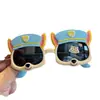 Gafas de Sol Polarizadas para Cachorro Chico Visera Solar Genial Montura Suave Silicona de Dibujos Animados Gafas de Sol para Niños Cachorro Ladrando Lindo