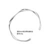 Pulsera de Plata Esterlina 925 Pulsera de Möbius Diseño Nicho para Mujer Lujo Accesible Ins Venta al por Mayor Joyería de Mano de Alta Gama Douyin