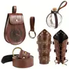 Cinturón Medieval Vikingo Renacentista Transfronterizo Pulsera Retro Disfraz de Cosplay de Halloween Bolso de Cintura para Vestido