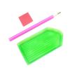 Caneta de perfuração rápida Caneta de perfuração para pintura de diamante ferramenta artefato conjunto de ferramentas Ponto cruz Argila broca pegajosa lama de broca para multiuso de cabeça dupla grátis