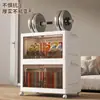 Instalación sin herramientas en casa Plástico Espesado Plegable Almacenamiento de Escombros Armario Dormitorio Gran Capacidad Armario para Juguetes de Niños
