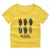 2026 Nova Roupa Infantil Verão Camiseta de Manga Curta para Meninos e Meninas Camiseta Base de Algodão Camiseta de Meia Manga para Bebê Top Infantil