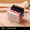 Caja Compartimentada para Brochas de Tiza, Caja de Almacenamiento para Cosméticos, Organizador de Brochas de Maquillaje y Labiales, Almacenamiento Acrílico Transparente para Escritorio