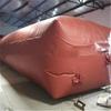 Piscina de biogás de filme vermelho macio, material de PVC, pacote de fermentação de biogás para porcos e pocilgas, piscina subterrânea de biogás com espessura de 1,2