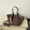 Bolso de Hombro Simple Nuevo Otoño 2026 Moda Viaje Diario Bolso de Axila de Alto Valor Bolso Cubo Retro de Gran Capacidad