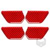 Adecuado para Sonata moderno de 15-17 9ª generación modificación interior de fibra de carbono pegatinas decorativas de cuenco de puerta interior accesorios