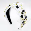 Diadema Nueva Transfronteriza de Tela para Halloween con Pedrería Acrílica Pegajosa Accesorios de Fantasma Accesorios para el Cabello de Moda Anudados para Mujeres