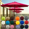 Guarda-chuva de Publicidade de Coluna Central para Exterior de Fábrica 48mm Guarda-chuva de Coluna Central para Lazer Guarda-chuva de Engenharia para Área Cênica de Praia Guarda-chuva para Cabine de Vigilância de Pátio