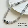 Serie de piedra natural piedra Shoushan piedra moteada sensación de florecimiento cuentas redondas cuentas sueltas material para pulsera collar de cuentas hecho a mano DIY