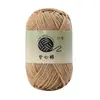 Hilo de algodón hueco de 2 mm para bolsos de ganchillo DIY, 100 g, ganchillo de grosor medio, bolso tejido a mano, sombrero, hilo redondo, hilo perla