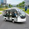 Vehículo de turismo escénico completamente cerrado de 11 plazas y 14 plazas, vehículo lanzadera para visitas turísticas, propiedad, campus, zona residencial, zona industrial, vehículo eléctrico de turismo