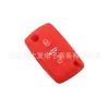 Adequado para capa de chave Peugeot 307/408 Triumph Sega C5C4 capa de chave de silicone para carro tipo dobrável de 3 teclas