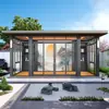 Pérgola de aleación de aluminio 6063-5t Patio Exterior Jardín Marquesina Pabellón Patio de Villa con Puertas y Ventanas Invernadero Impermeable