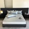 900D Lujo Accesible Jacquard Acondicionado por Aire Alfombra Suave Plegable Lavable a Máquina Clase A Transpirable Alfombra de Salud Verano Hogar Alfombra de Seda de Hielo 1.8