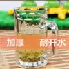 Taza de Té de Casa de Té al por Mayor con Asa de Vidrio Transparente para el Hogar Taza Grande de Cerveza con Asa