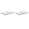 Plato Largo Estilo Japonés de Melamina Plato para Sushi Vajilla para Restaurante de Barbacoa Coreana Plato Plano Rectangular para Hot Pot Barbacoa