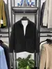 Jaqueta de Veludo Olímpica de Outono e Inverno Masculina Gola Alta Zíper Cardigan Suéter Masculino Espessado Quente Veludo Polar Jaqueta de Cor Sólida