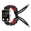 Adecuado para Apple Apple Watch1/2/3/4/5/6 cuerda de paraguas color floral a juego elástico correa exterior de ocio