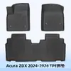 Adecuado para Acura Zdx 2024-2026 Material 3D para Todo Clima Tpe Alfombrilla para Piso Alfombrilla para Maletero